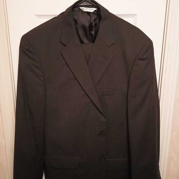 Gerald Austin Men 2 Piece Dark Grey Suit - Picture 4 of 16